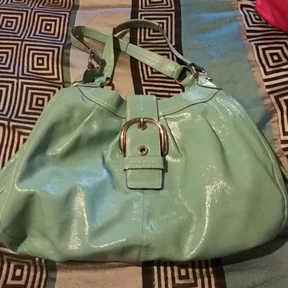 Coach shoulder strap purse